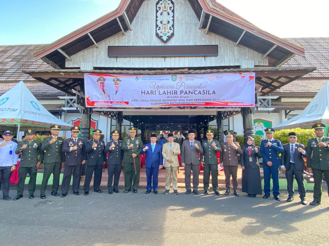 1141. Sekretaris PA Sampit Hadiri Upacara Peringatan Hari Lahir Pancasila Tahun 2026 di Kab. Kotim
